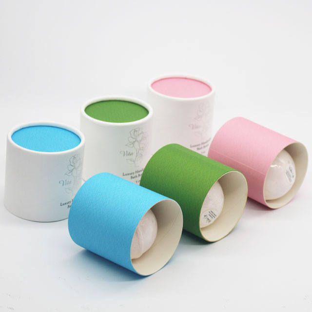Handmade bath bomb soap packaging paper tube - Image 3
