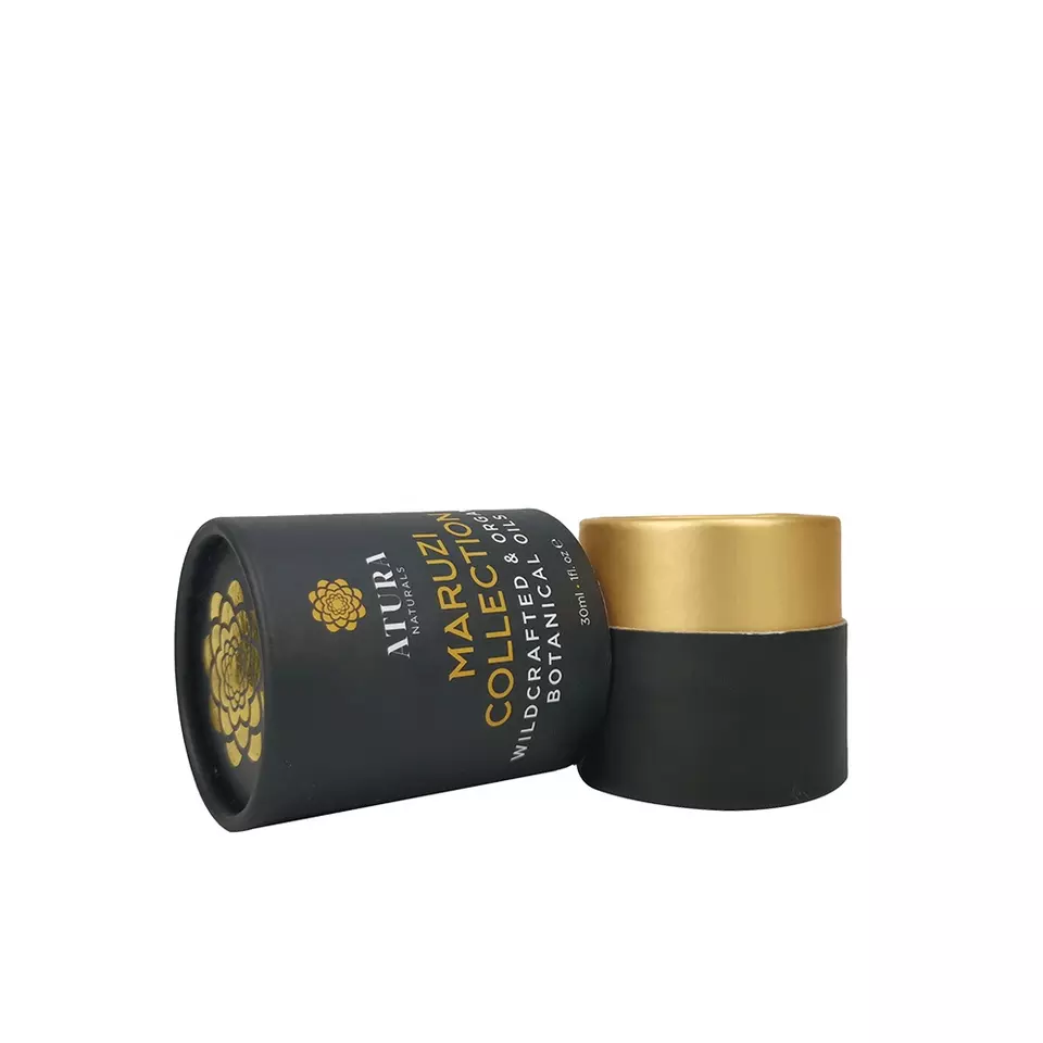 Natural Paperboard Botanical Oil Paper Tube - Image 6