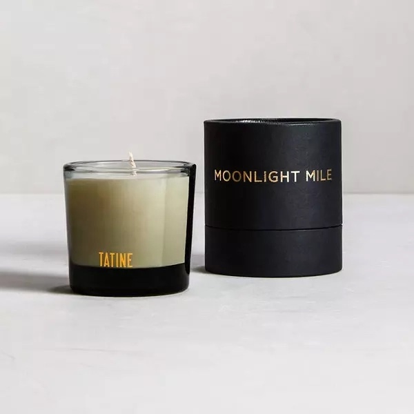 Black candle cardboard tube container - Image 2