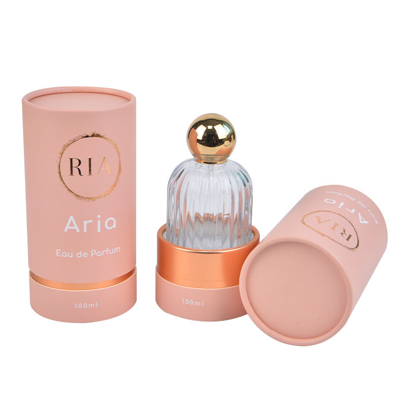 Luxury perfume spray bottles rose gold paper tube - Image 6