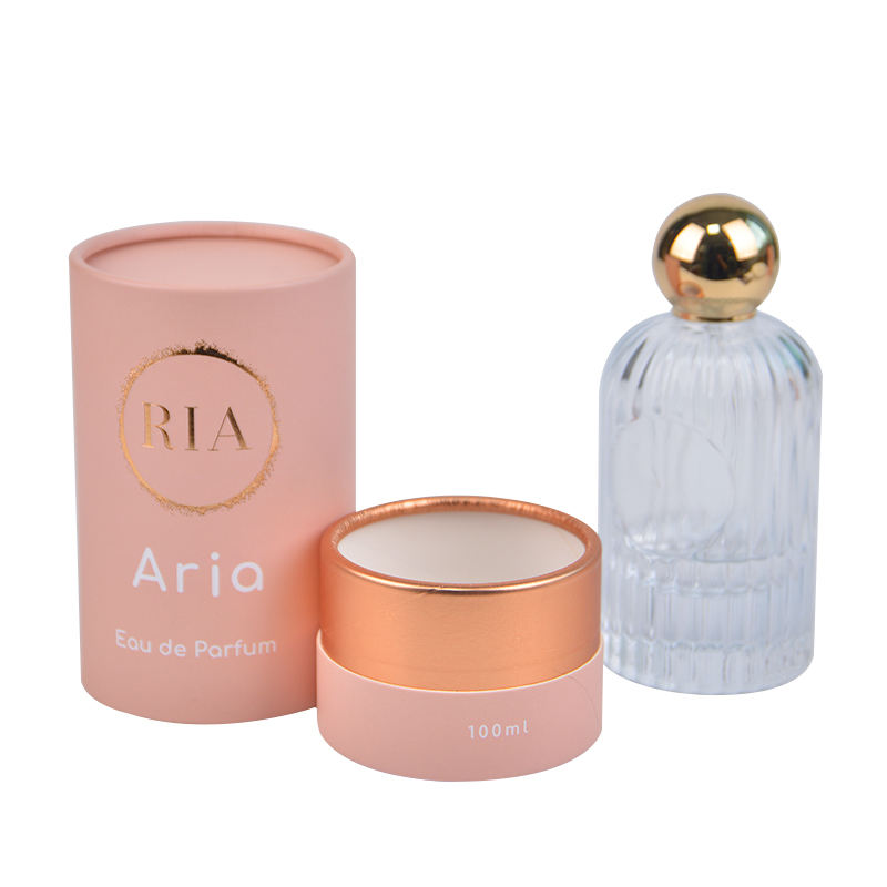 Luxury perfume spray bottles rose gold paper tube - Image 5