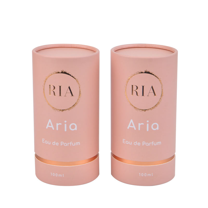 Luxury perfume spray bottles rose gold paper tube - Image 3