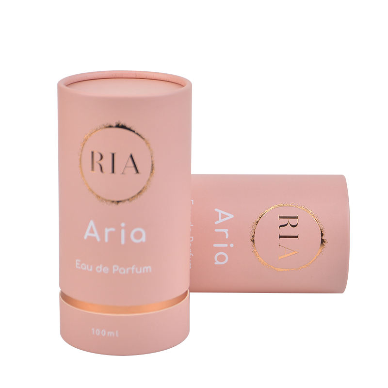 Luxury perfume spray bottles rose gold paper tube - Image 2