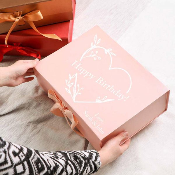 High quality foldable ribbon gift paper box - Image 3