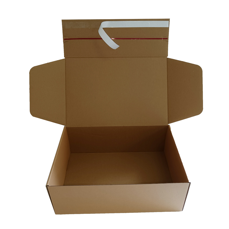 Shipping Mailer Gift Packaging Self Zipper Corrugated Box - Image 4