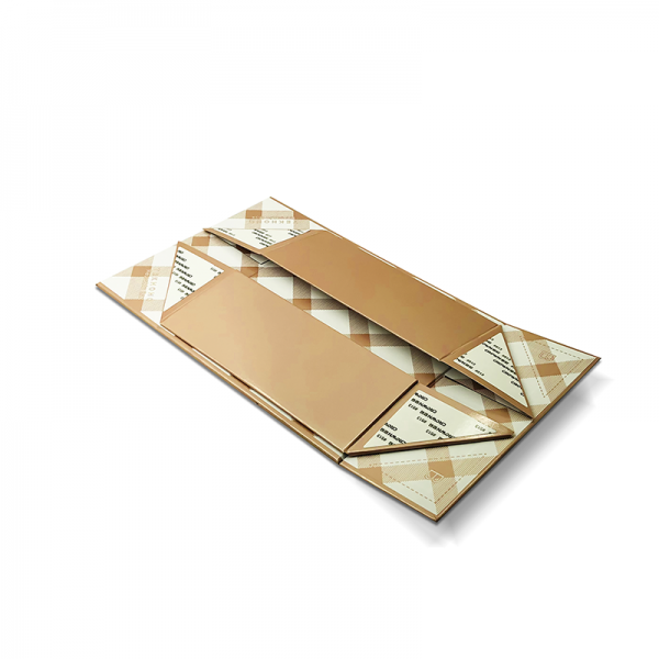 Checked Design Magnetic Gift Box With Lid Decorative Empty Box - Image 7
