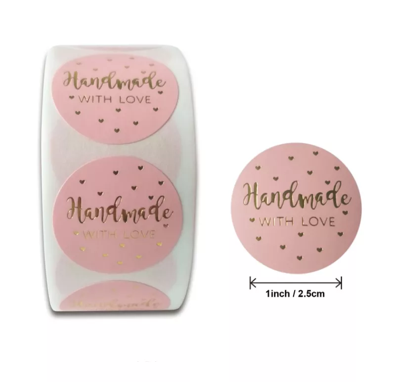 custom printed logo label stickers